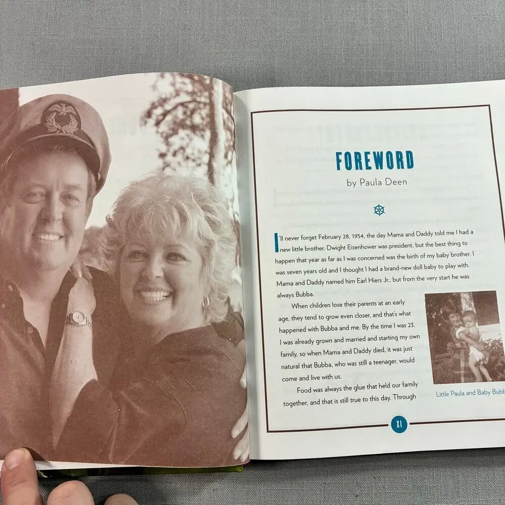 Uncle Bubba's Savannah Seafood Cookbook Hardcover Paula Deen Foreword Recipes